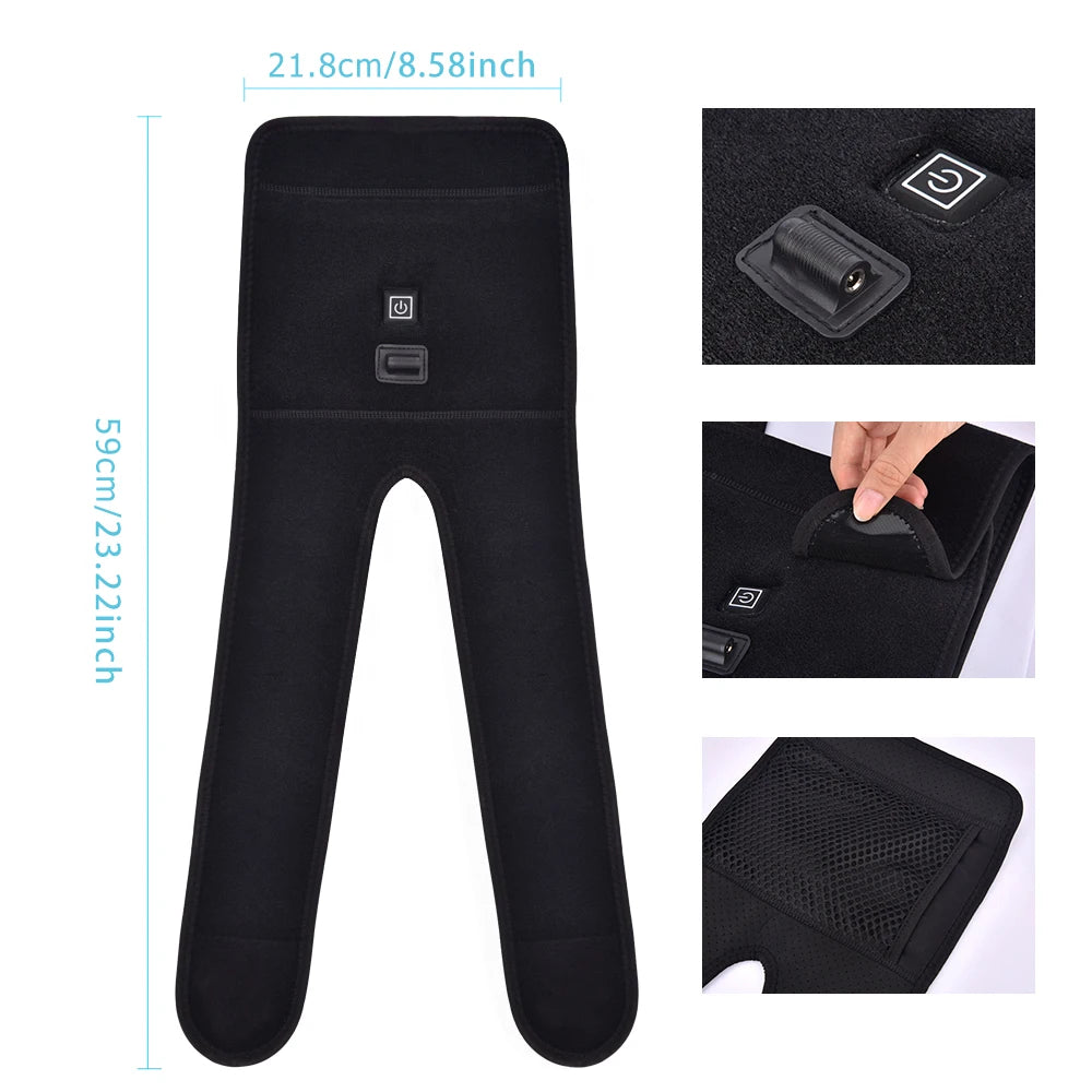 Heating Knee Brace Support Pads Massager