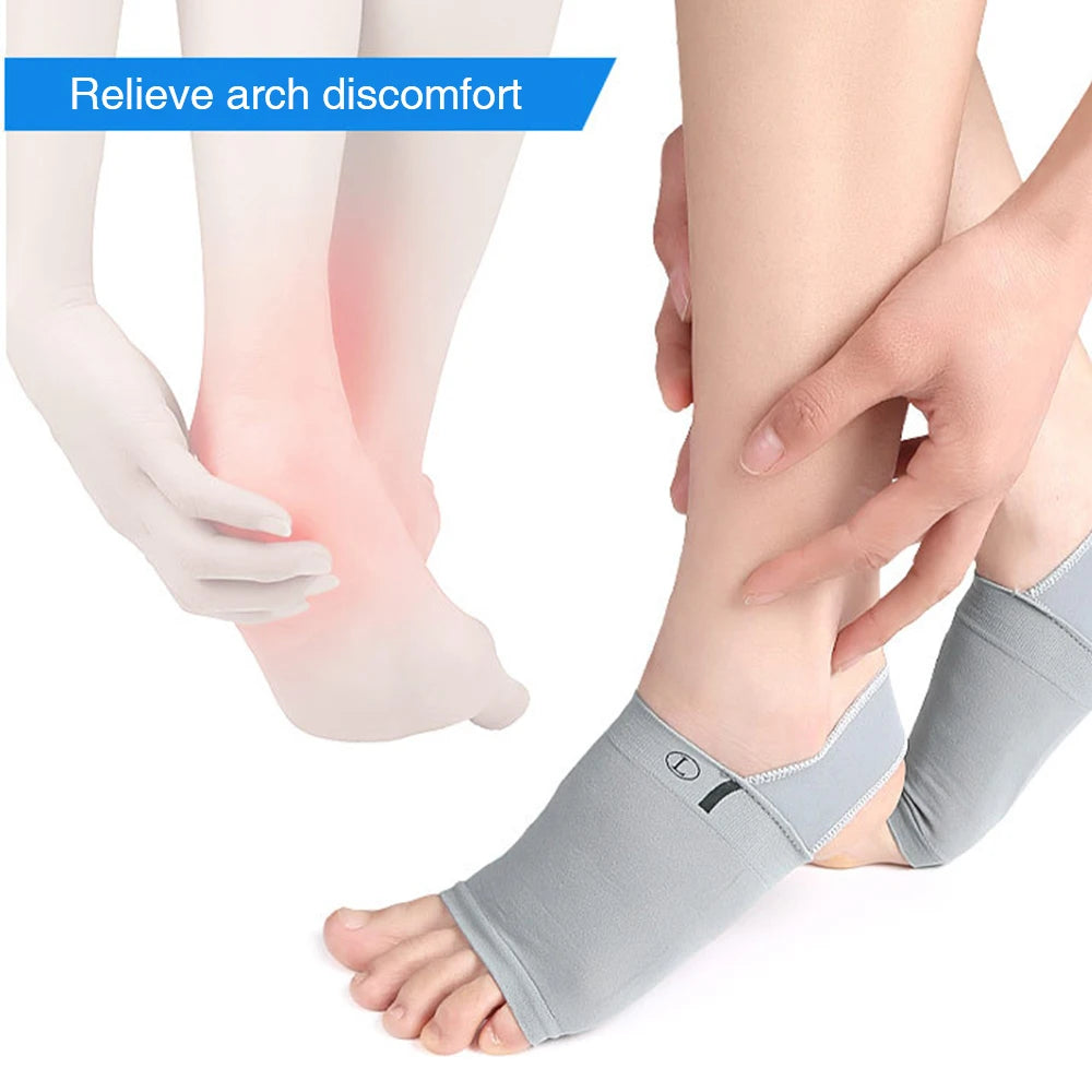 Flat Feet Relieve Pain Insoles Socks Pad