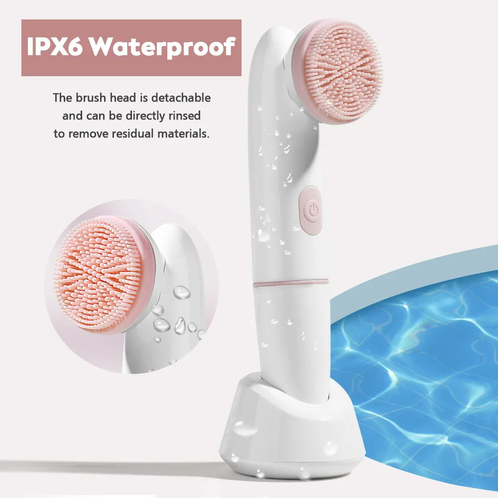 2 in 1 Electric Facial Cleansing Brush