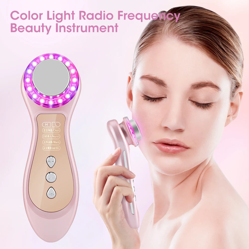 Skin Rejuvenation Radio Mesotherapy LED Massager