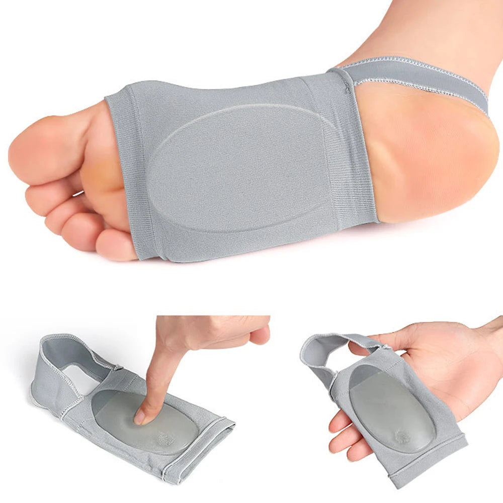 Flat Feet Relieve Pain Insoles Socks Pad