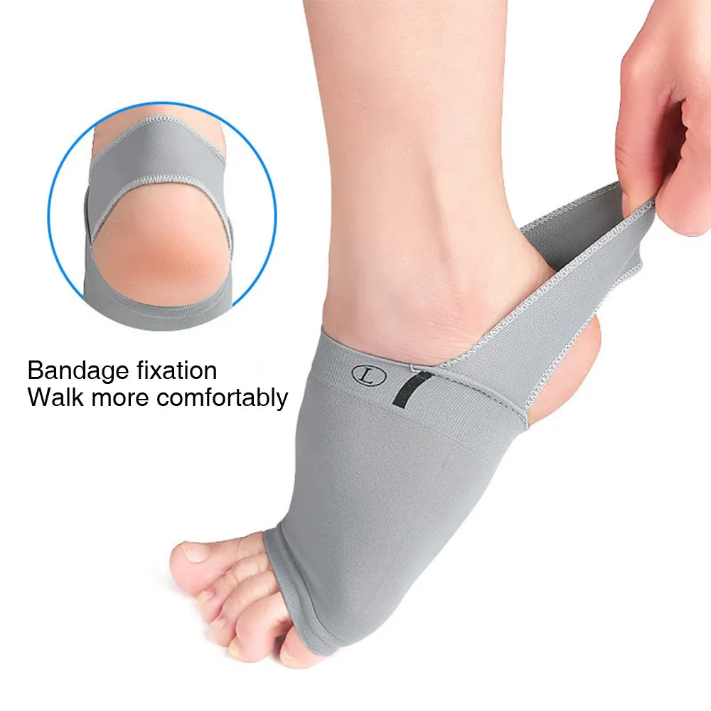 Flat Feet Relieve Pain Insoles Socks Pad