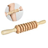 9-Wheel Wooden Abdomen Massage Roller