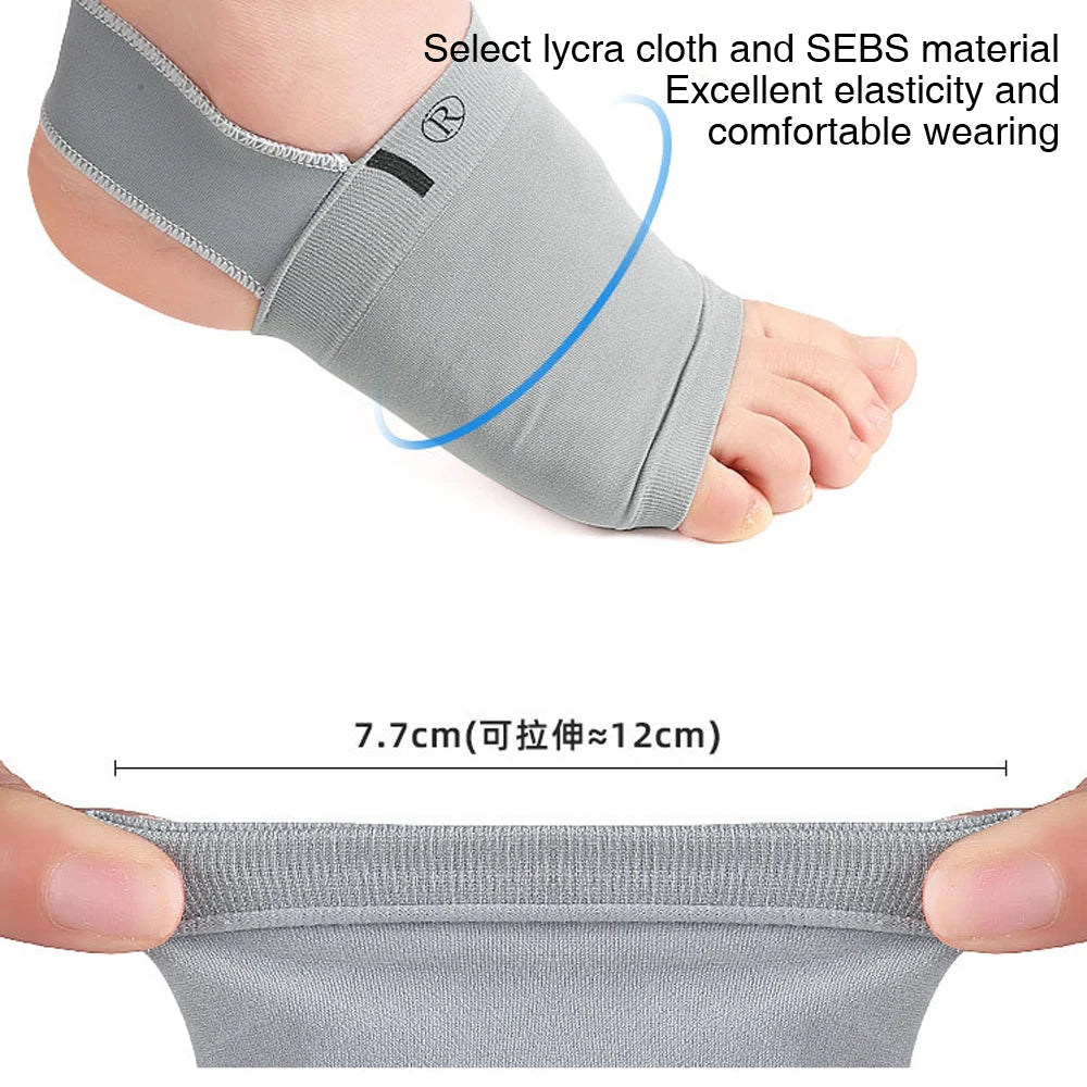 Flat Feet Relieve Pain Insoles Socks Pad